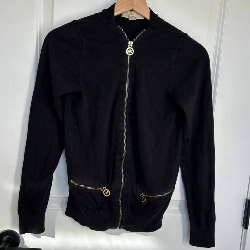Michael Kors Cardigan with Gold Hardware